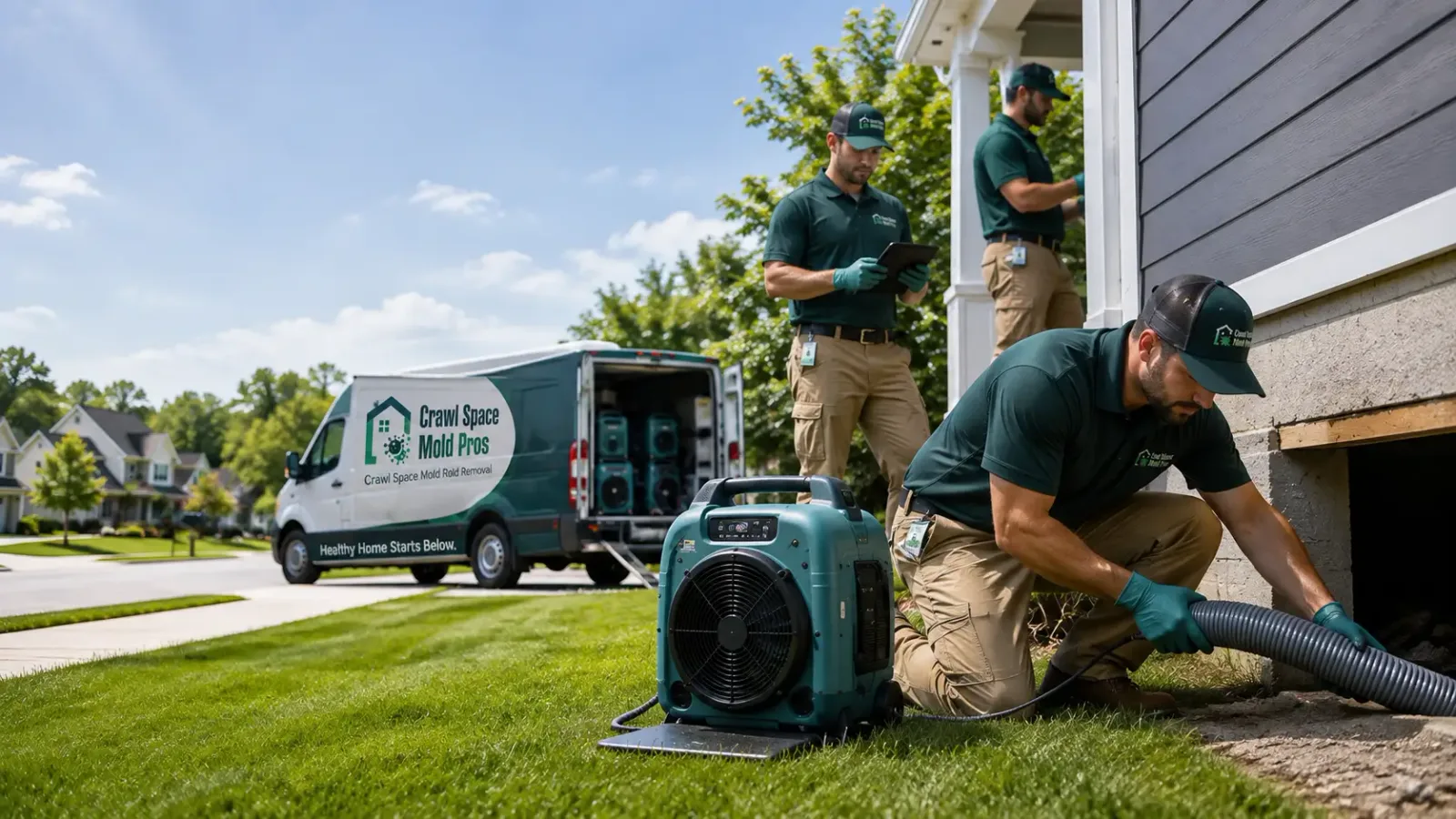 Crawl Space Mold Removal in Monson, MA